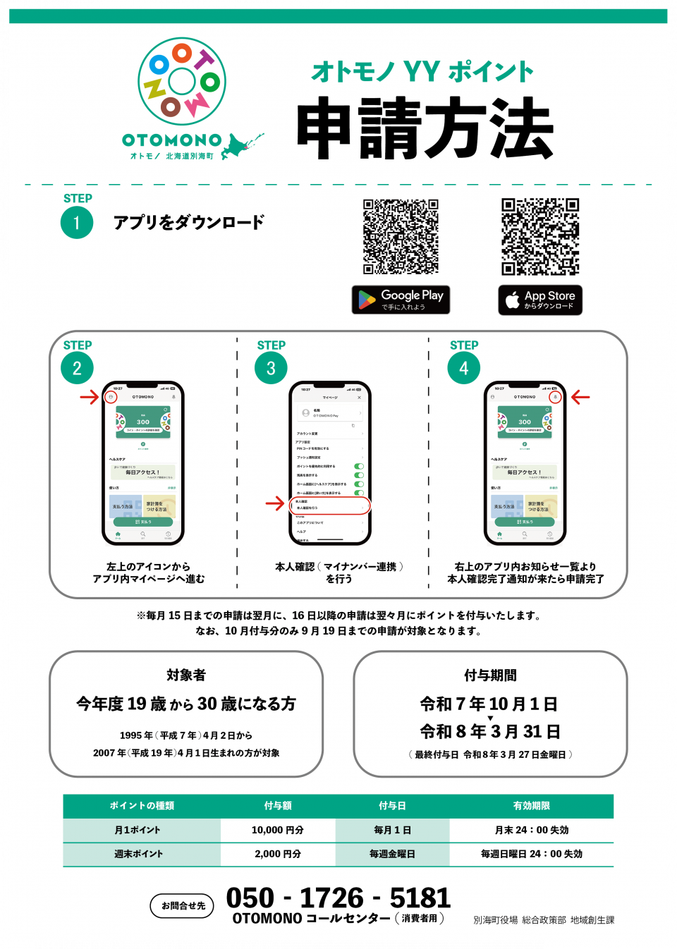 YYポイント申請方法